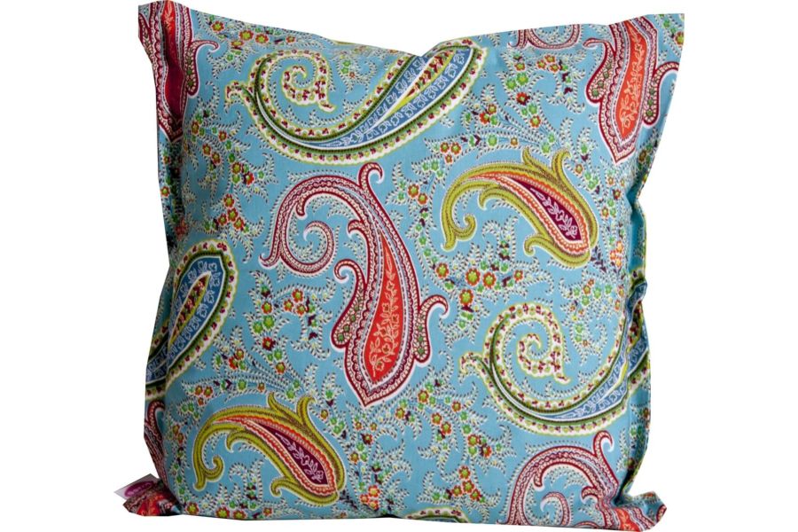 Sierkussen Paisley blauw